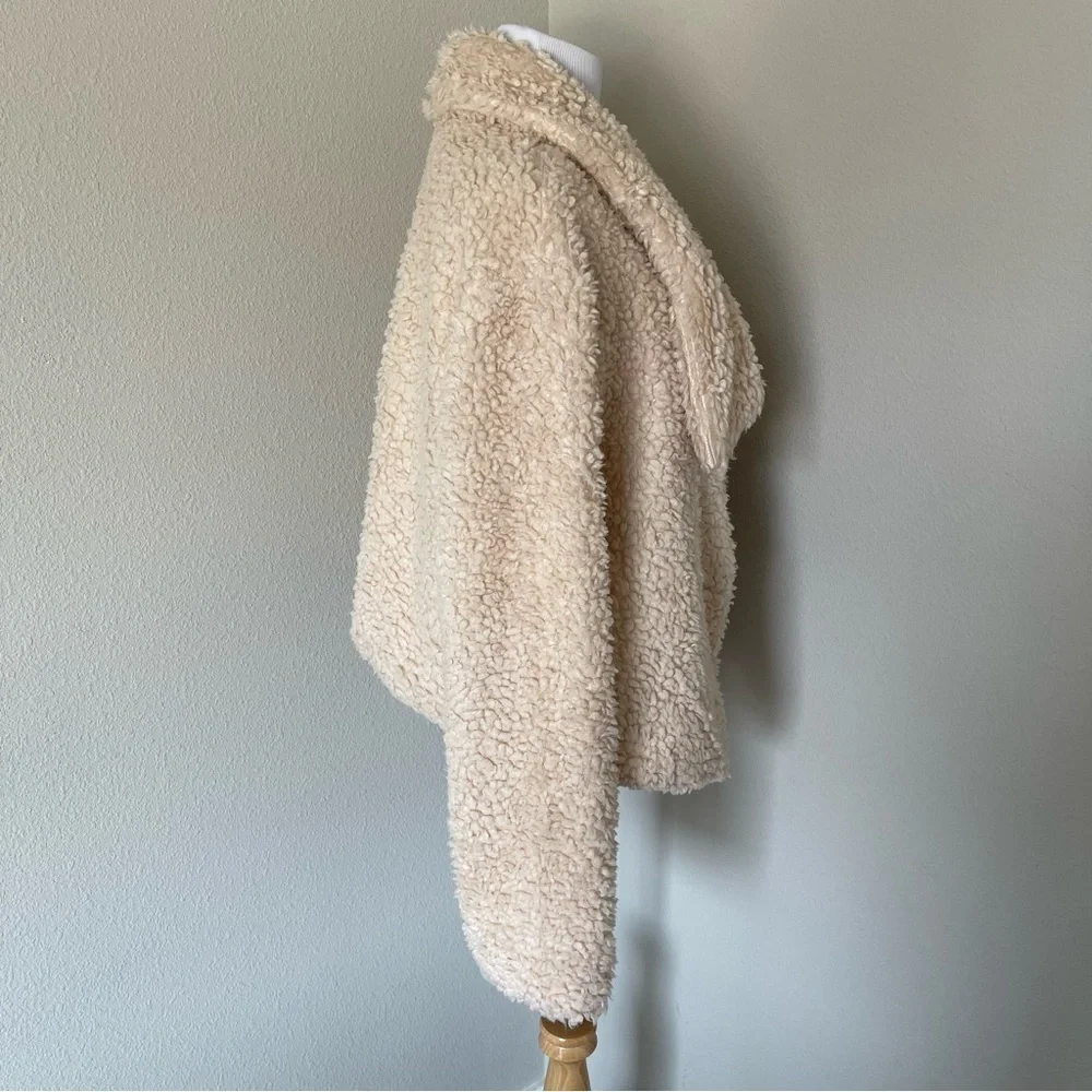 Cream Sherpa FAVLUX Jacket